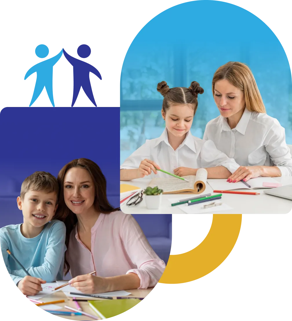 Empire ABA family and therapy collage