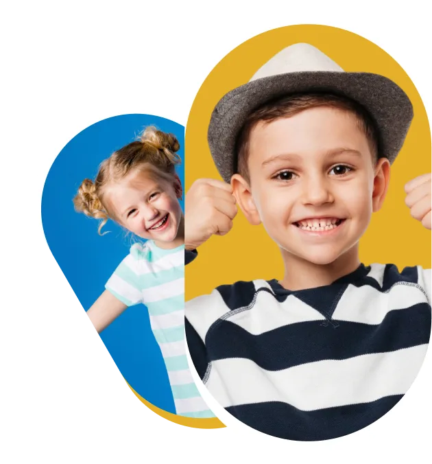 Two smiling children
